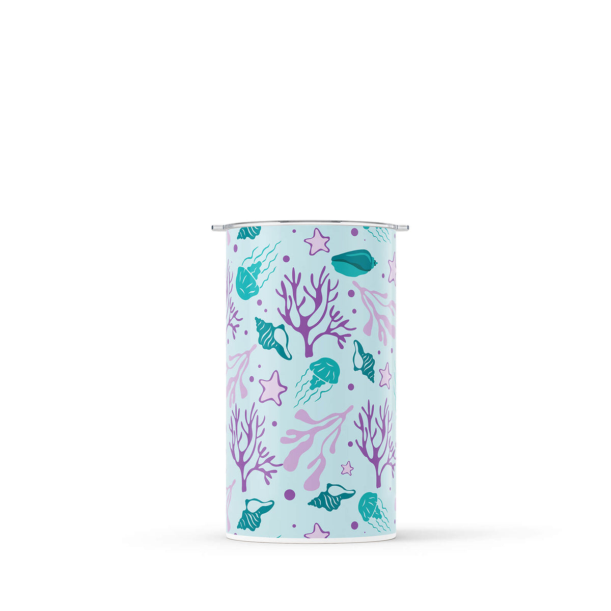 Dark Purple Nautical 340ml Reusable Coffee Cup By Hydronair 