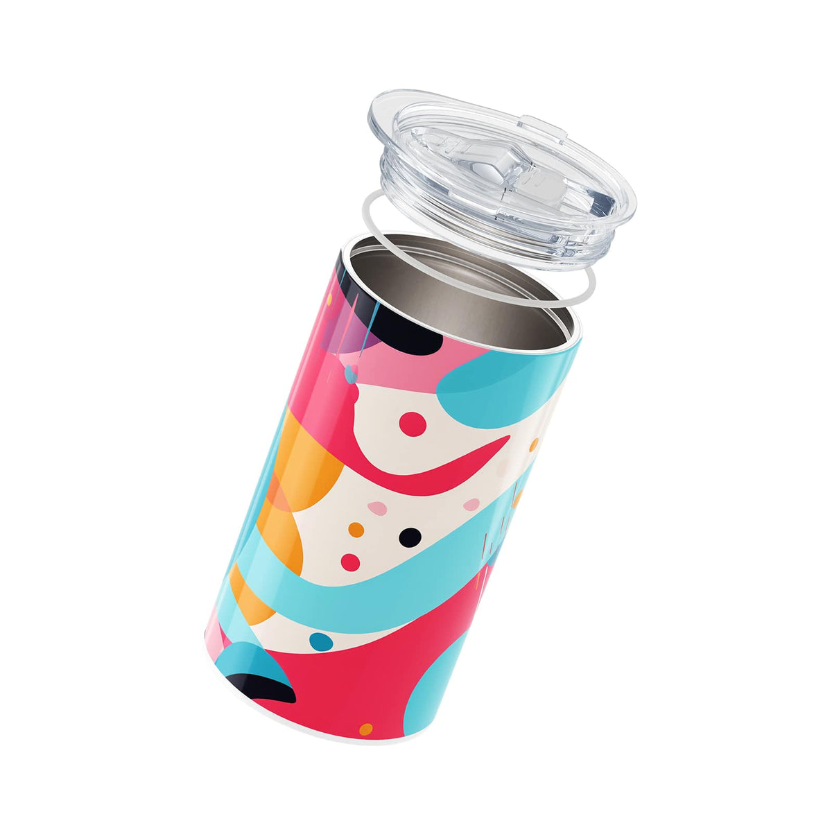 Dark Red Abstract 340ml Coffee Cup By Hydronair 