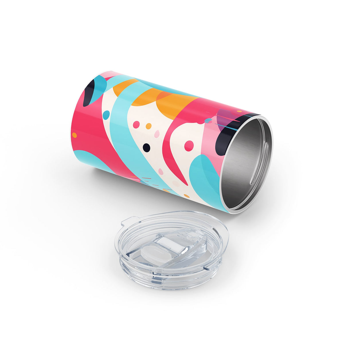 Dark Red Abstract 340ml Reusable Cup By Hydronair 