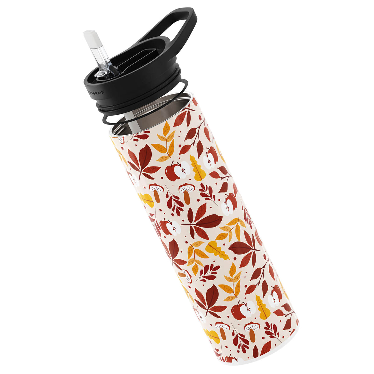 Dark Red Autumn 560ml Reusable Bottle By Hydronair