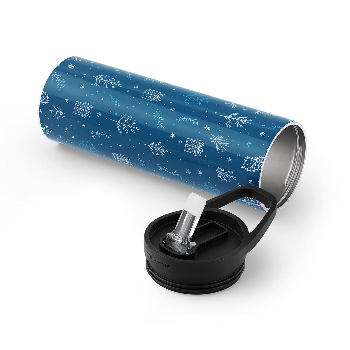 Deep Blue Christmas 560ml Bottle By Hydronair