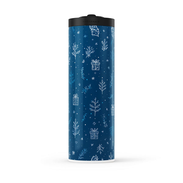 Deep Blue Christmas 560ml Water Bottle By Hydronair