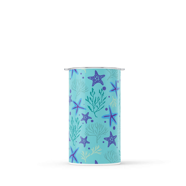 Deep Blue Nautical 340ml Reusable Coffee Cup By Hydronair 