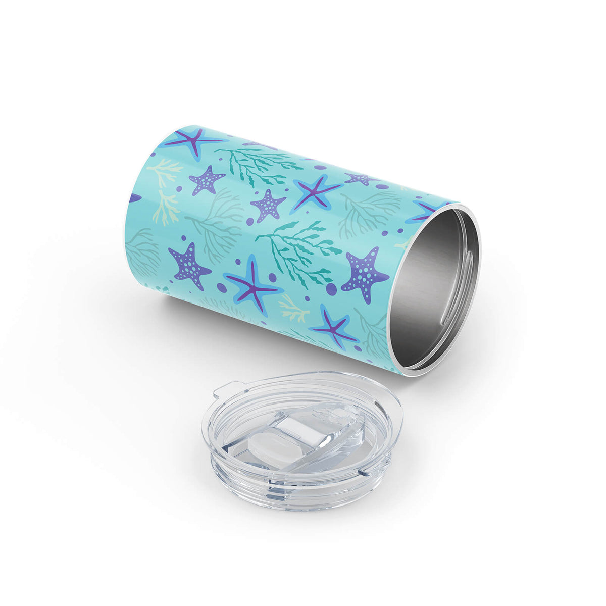 Deep Blue Nautical 340ml Reusable Cup By Hydronair 