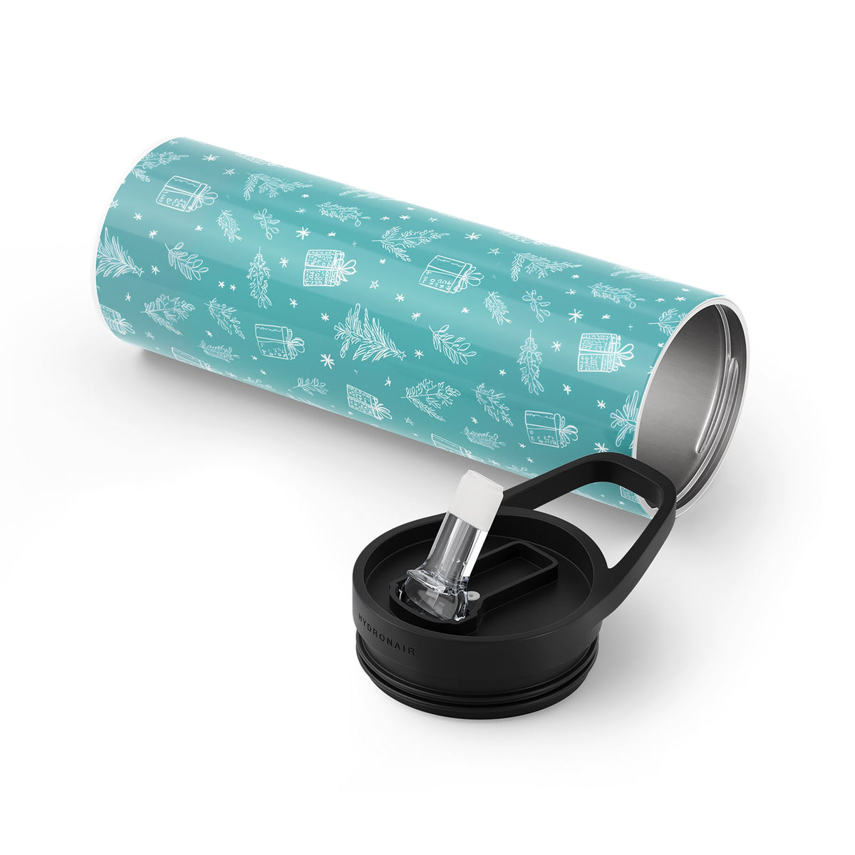 Deep Green Christmas 560ml Bottle By Hydronair