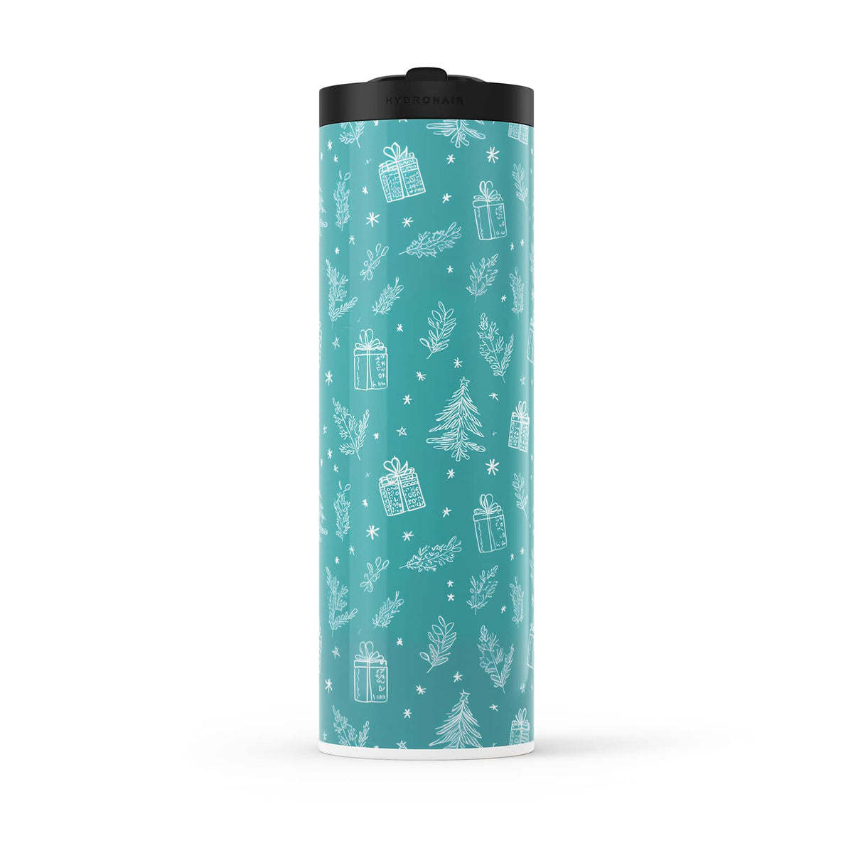 Deep Green Christmas 560ml Water Bottle By Hydronair