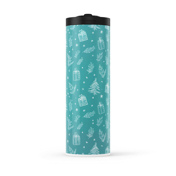 Deep Green Christmas 560ml Water Bottle By Hydronair