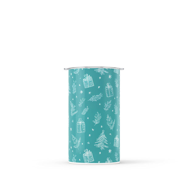 Deep Green Christmas 340ml Reusable Coffee Cup By Hydronair 