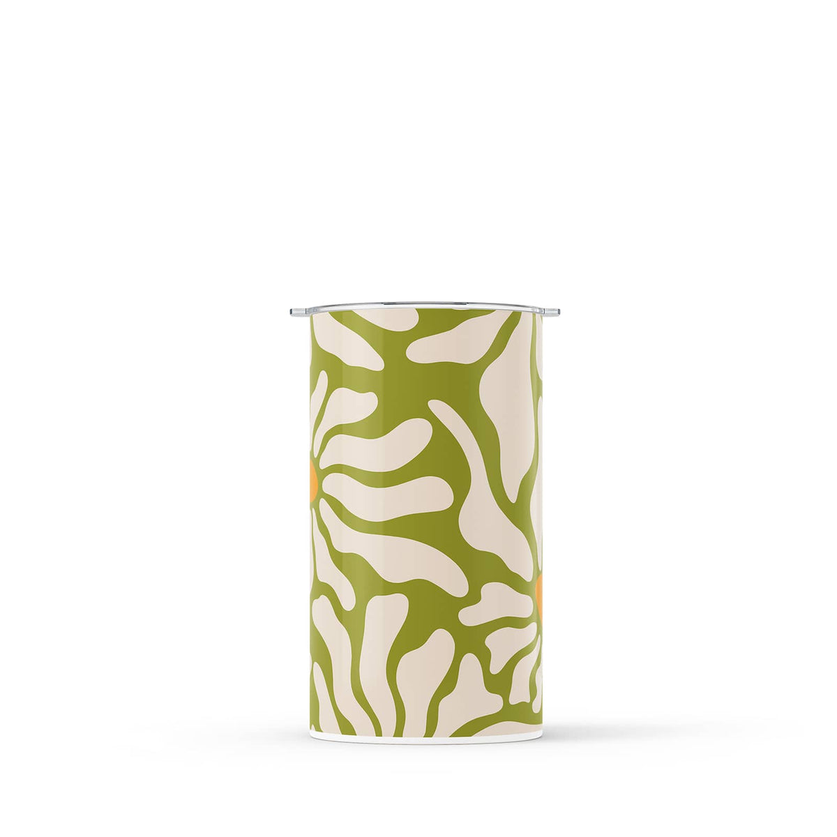 Deep Green Retro 340ml Reusable Coffee Cup By Hydronair 