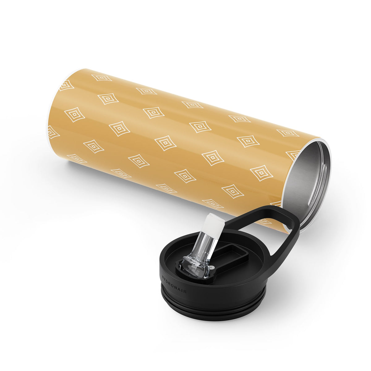 Diamond Gold Boho 560ml Reusable Bottle By Hydronair