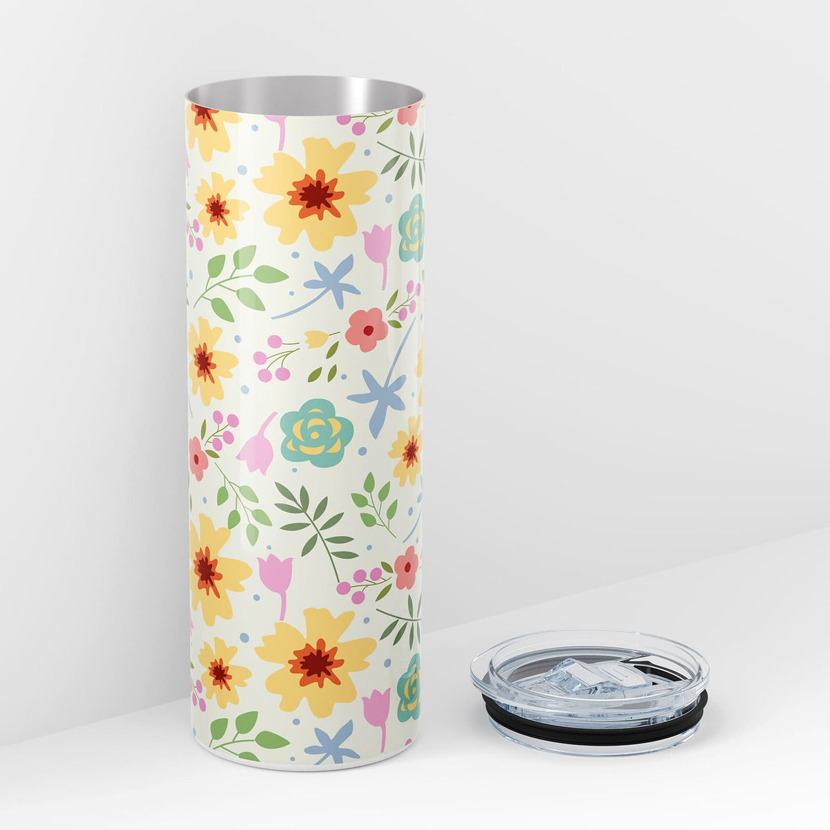 Floral Double Walled 20oz Tumbler 