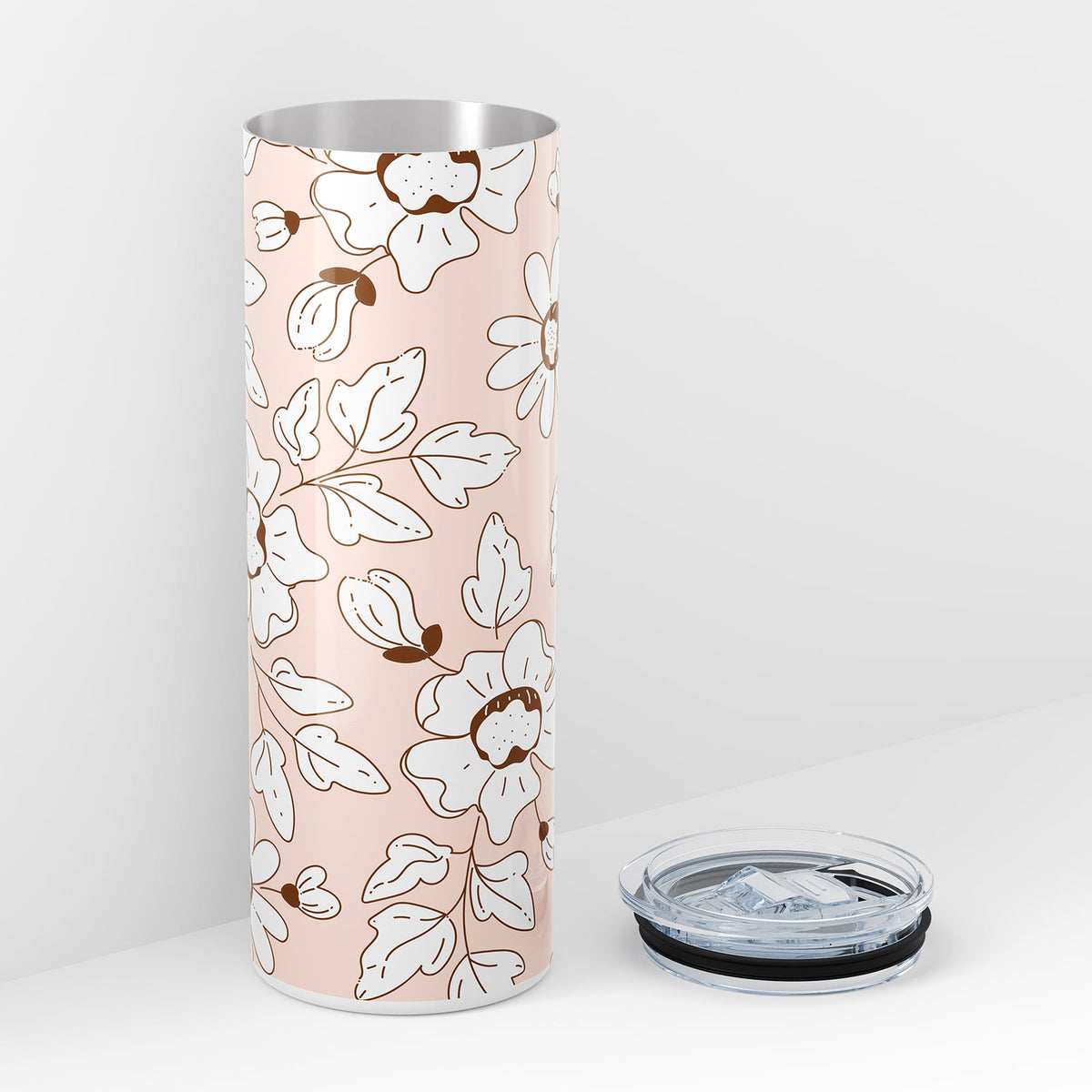 Floral Double Walled 20oz Tumbler