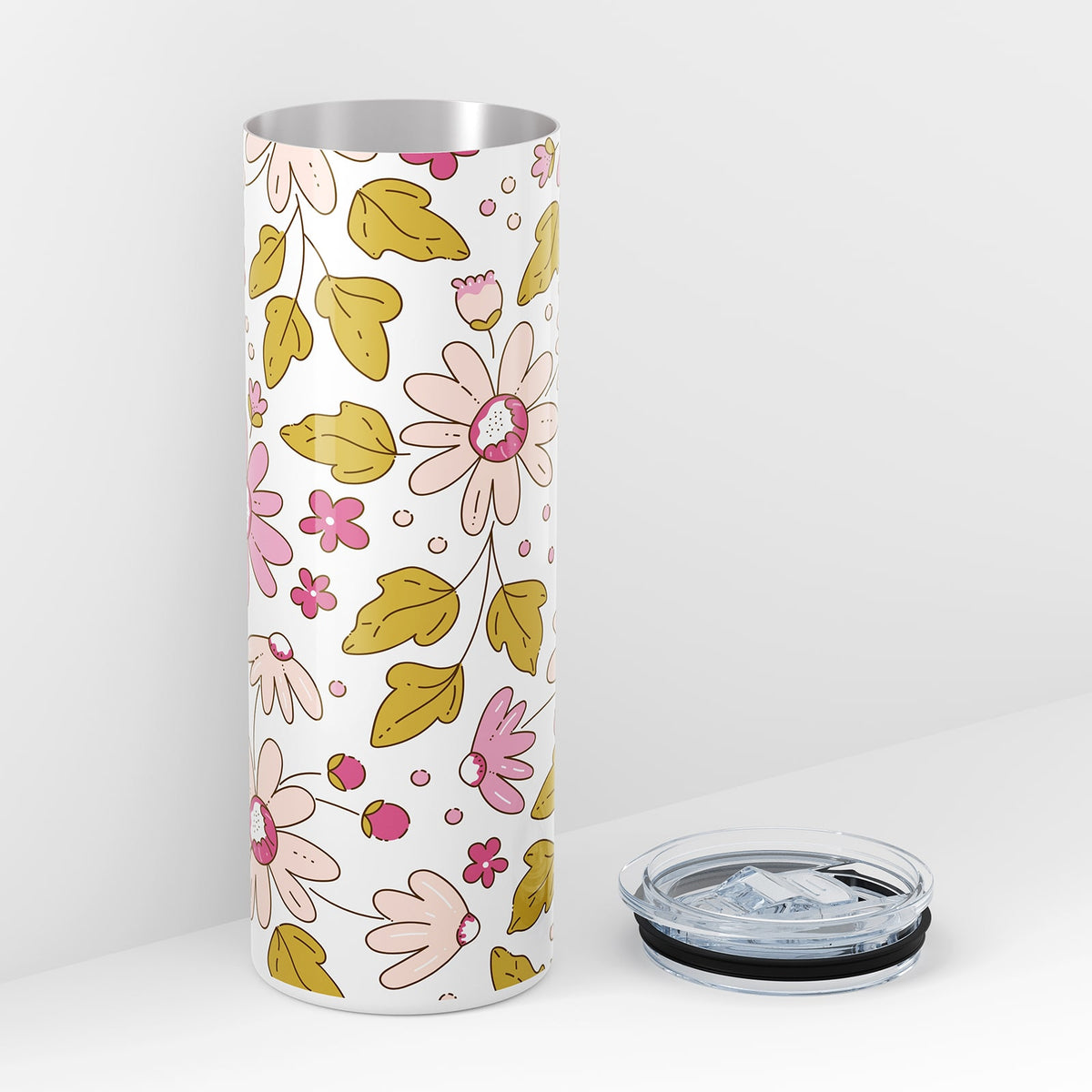 Floral Double Walled 20oz Tumbler