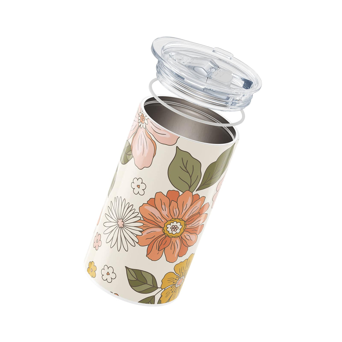 Floral Insulated 12oz Cup