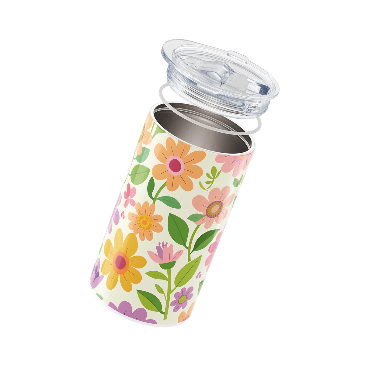 Floral Insulated 12oz Cup