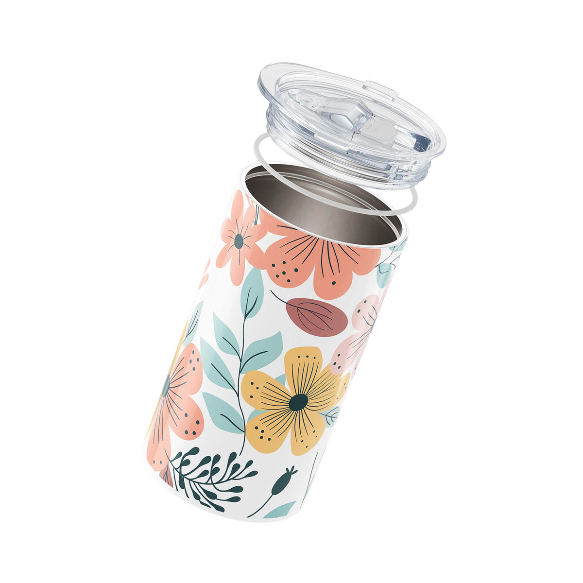 Floral Insulated 12oz Cup