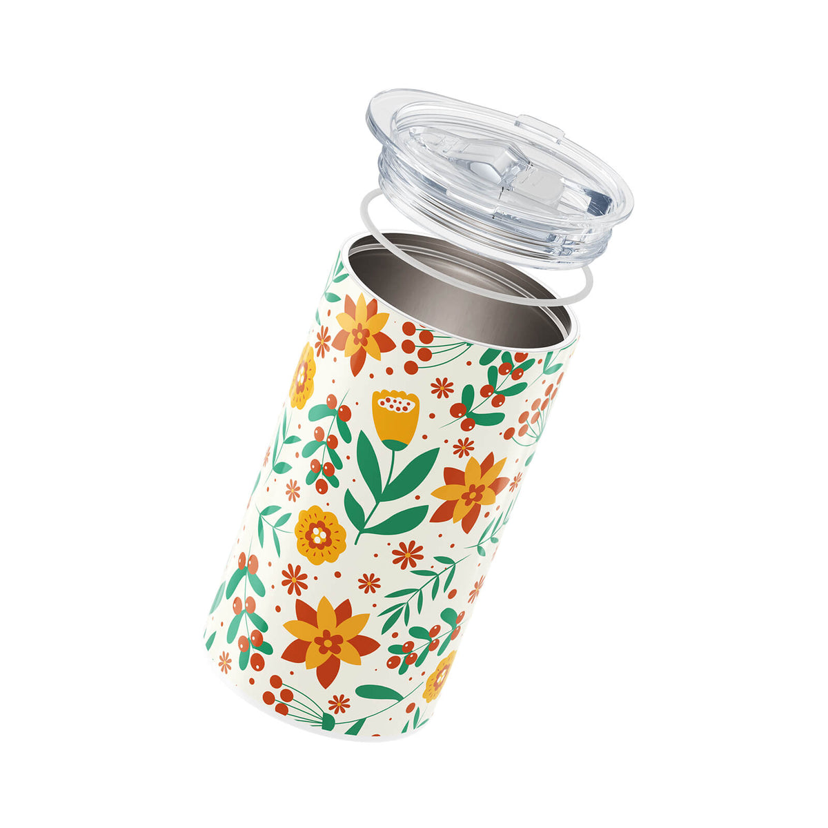 Floral Insulated 12oz Cup