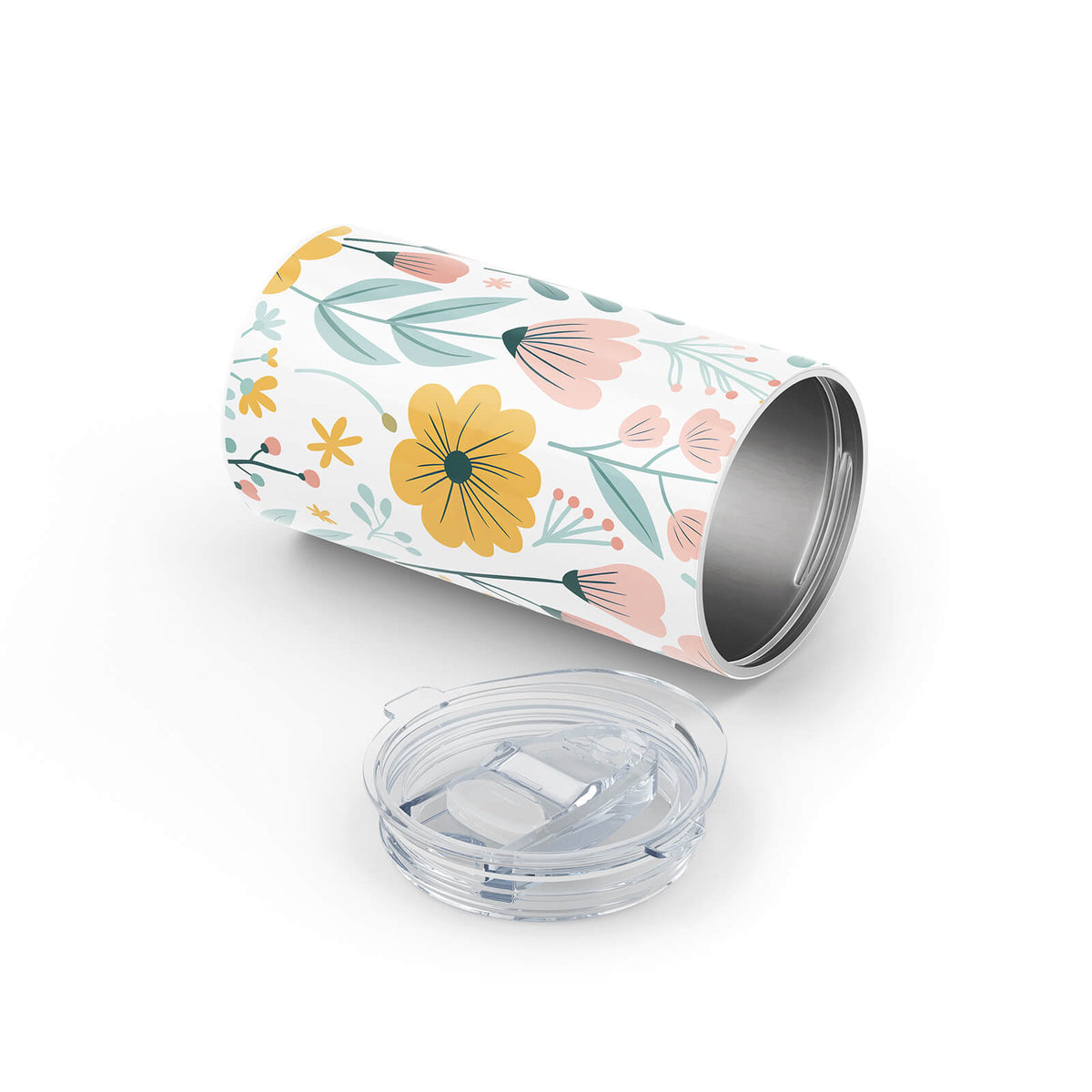 Floral Metal 12oz Tumbler