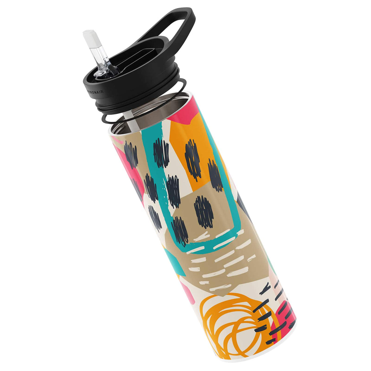 Golden Abstract 560ml Reusable Bottle By Hydronair