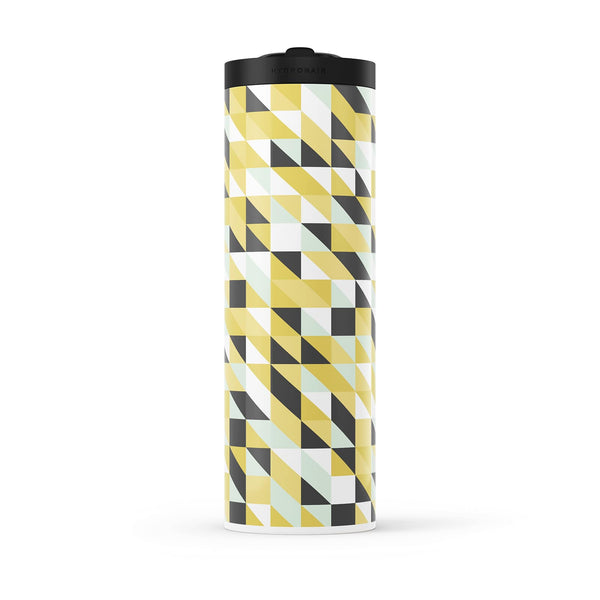 Golden Geometric 560ml Water Bottle By Hydronair