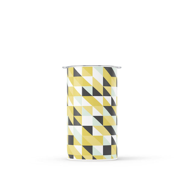 Golden Geometric 340ml Reusable Coffee Cup By Hydronair