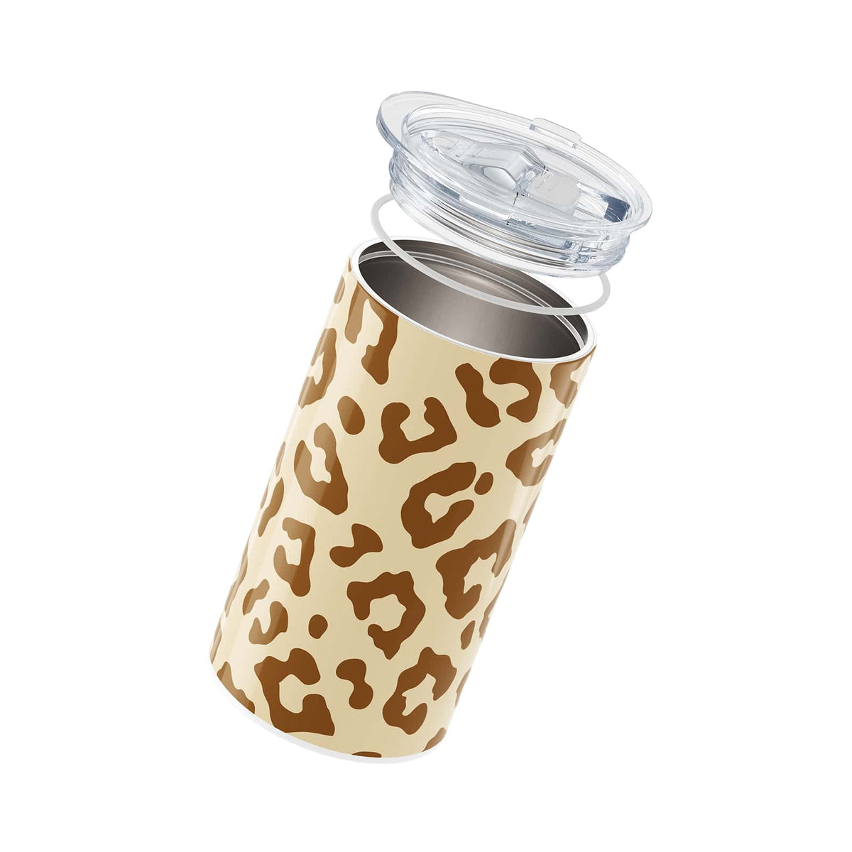 Golden Leopard Print 340ml Coffee Cup By Hydronair 