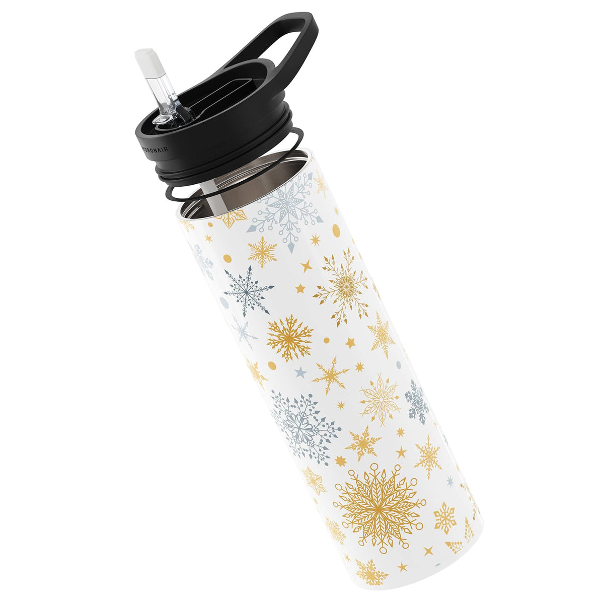 Golden Winter 560ml Reusable Bottle By Hydronair