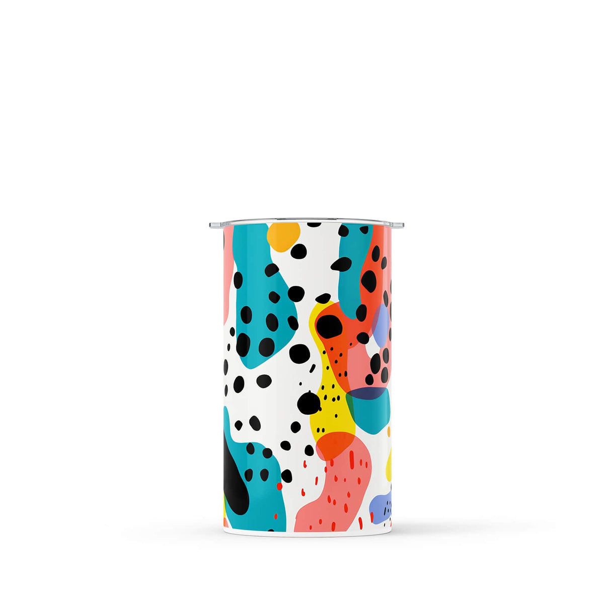 Green Abstract 340ml Reusable Coffee Cup By Hydronair