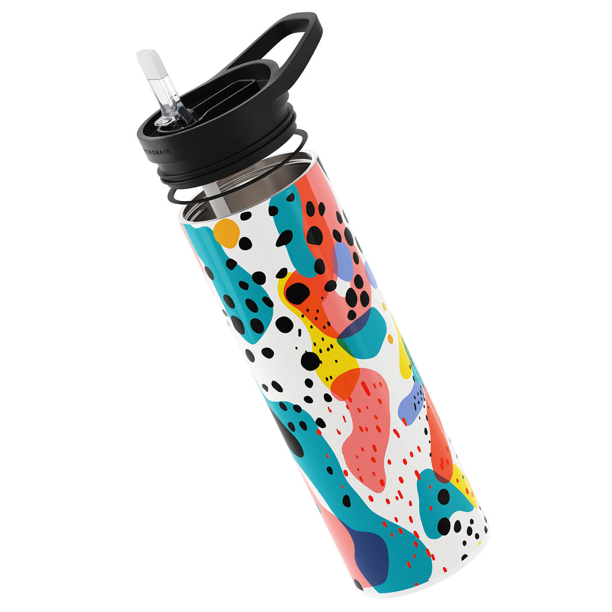Green Abstract 560ml Reusable Bottle By Hydronair
