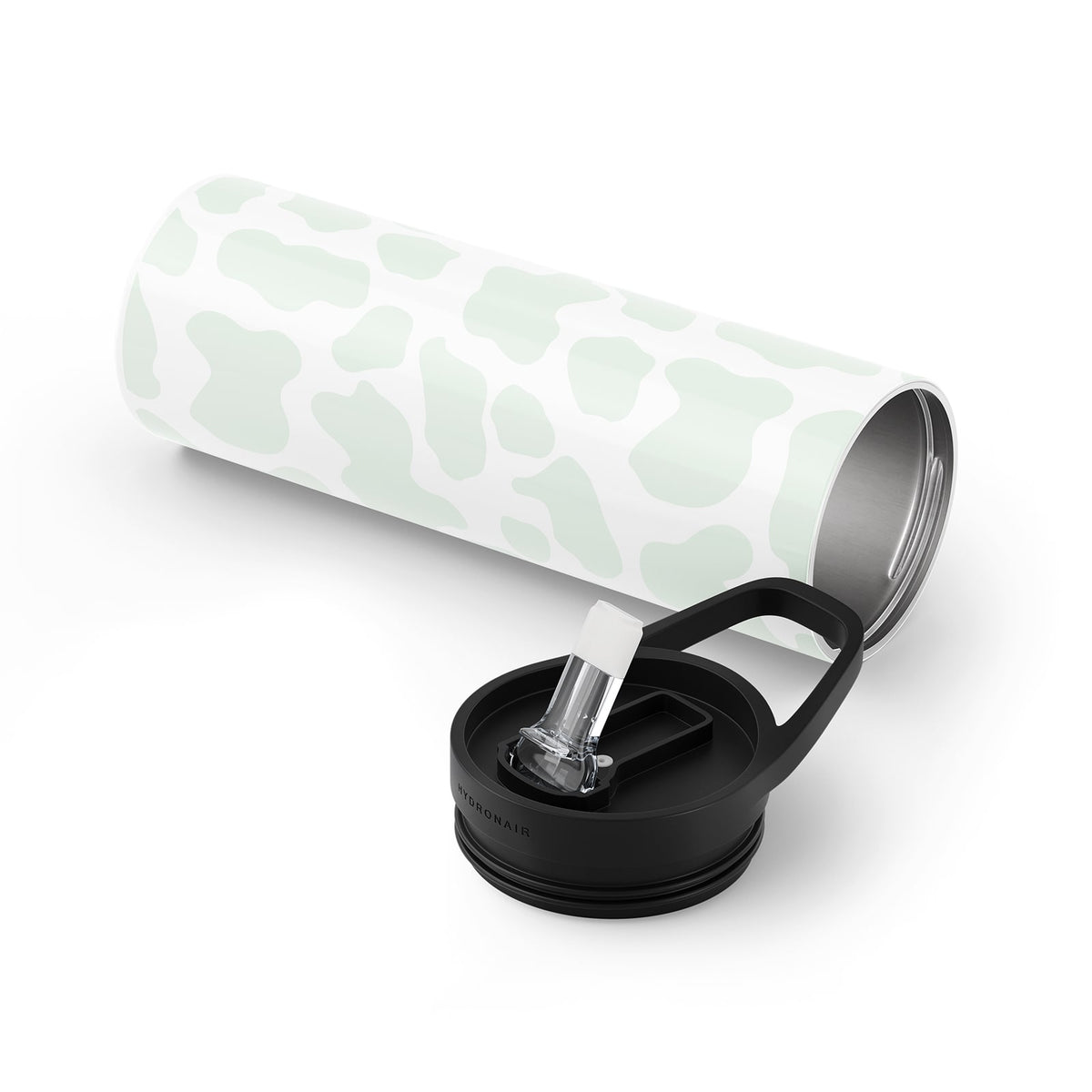Green Animal Print 560ml Bottle By Hydronair