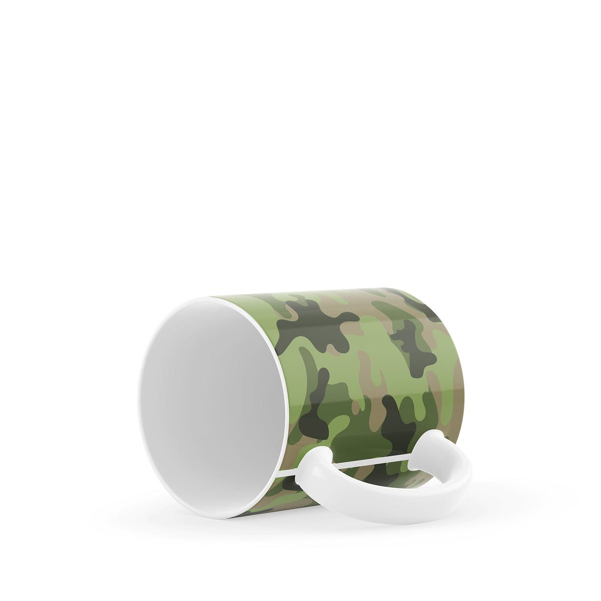 Green Camo Ceramic Mug