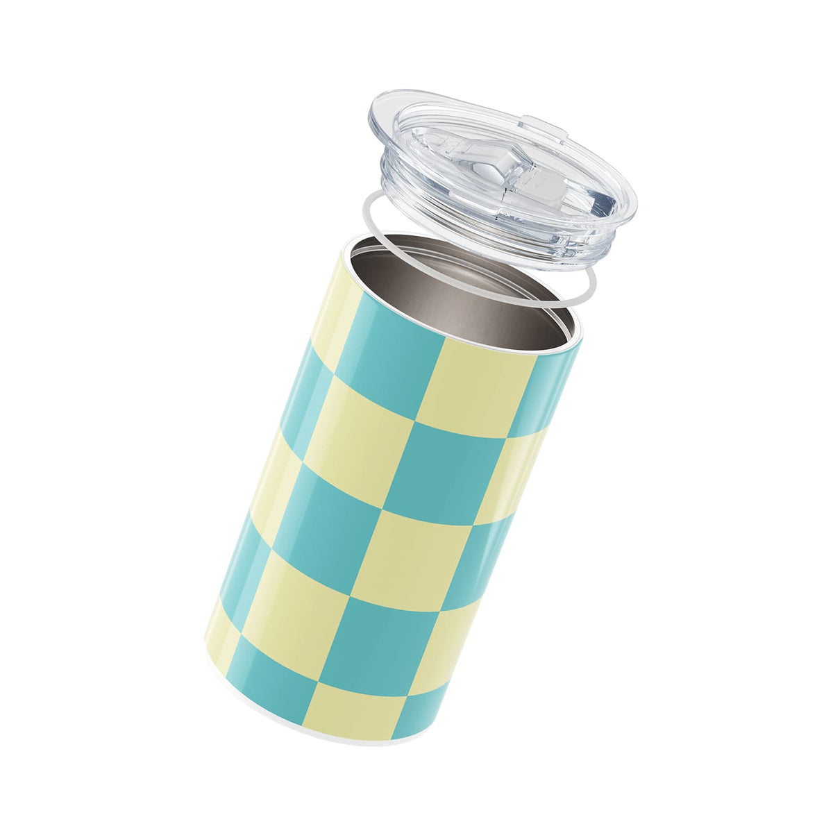 Green Checkered 340ml Coffee Cup By Hydronair 