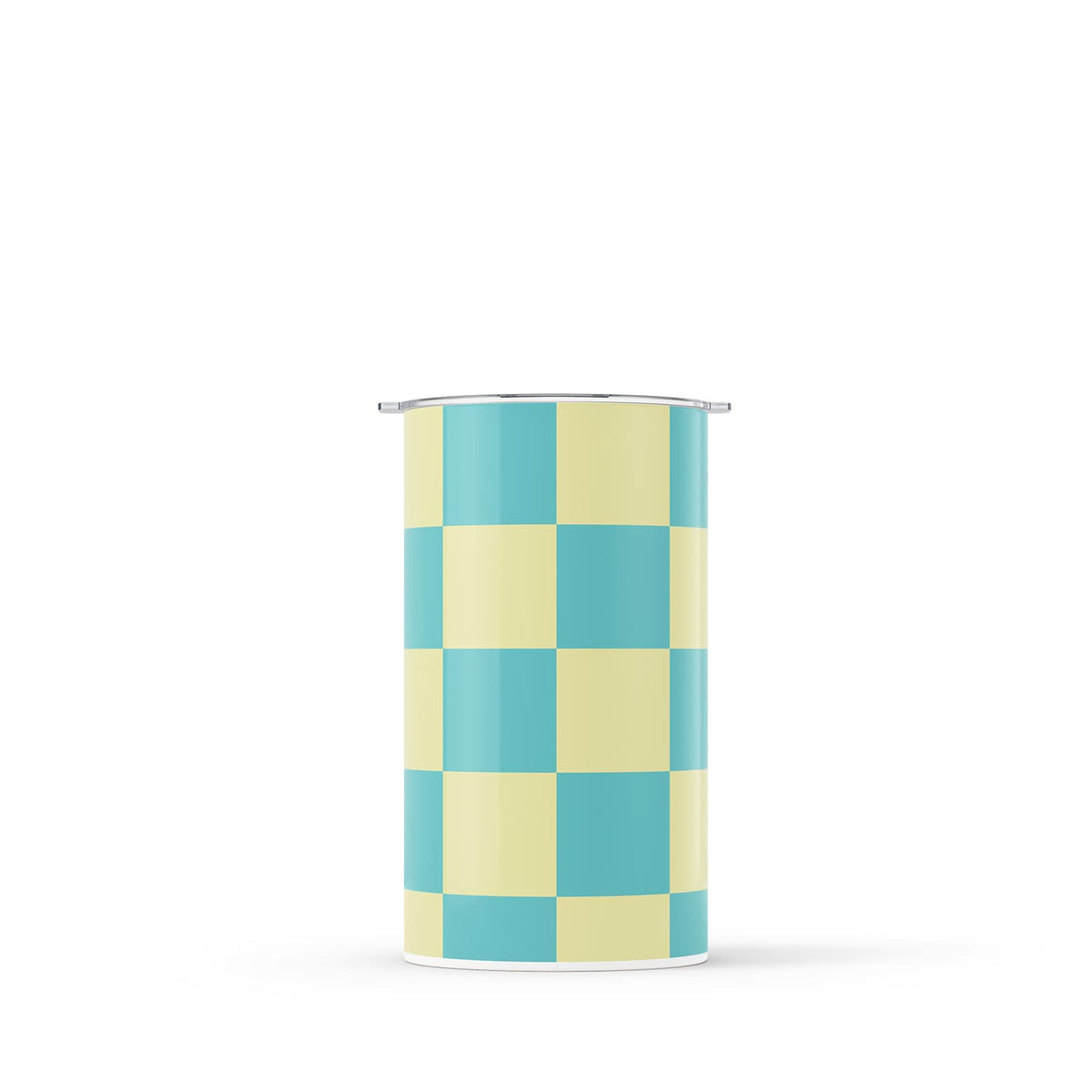 Green Checkered 340ml Reusable Coffee Cup By Hydronair 