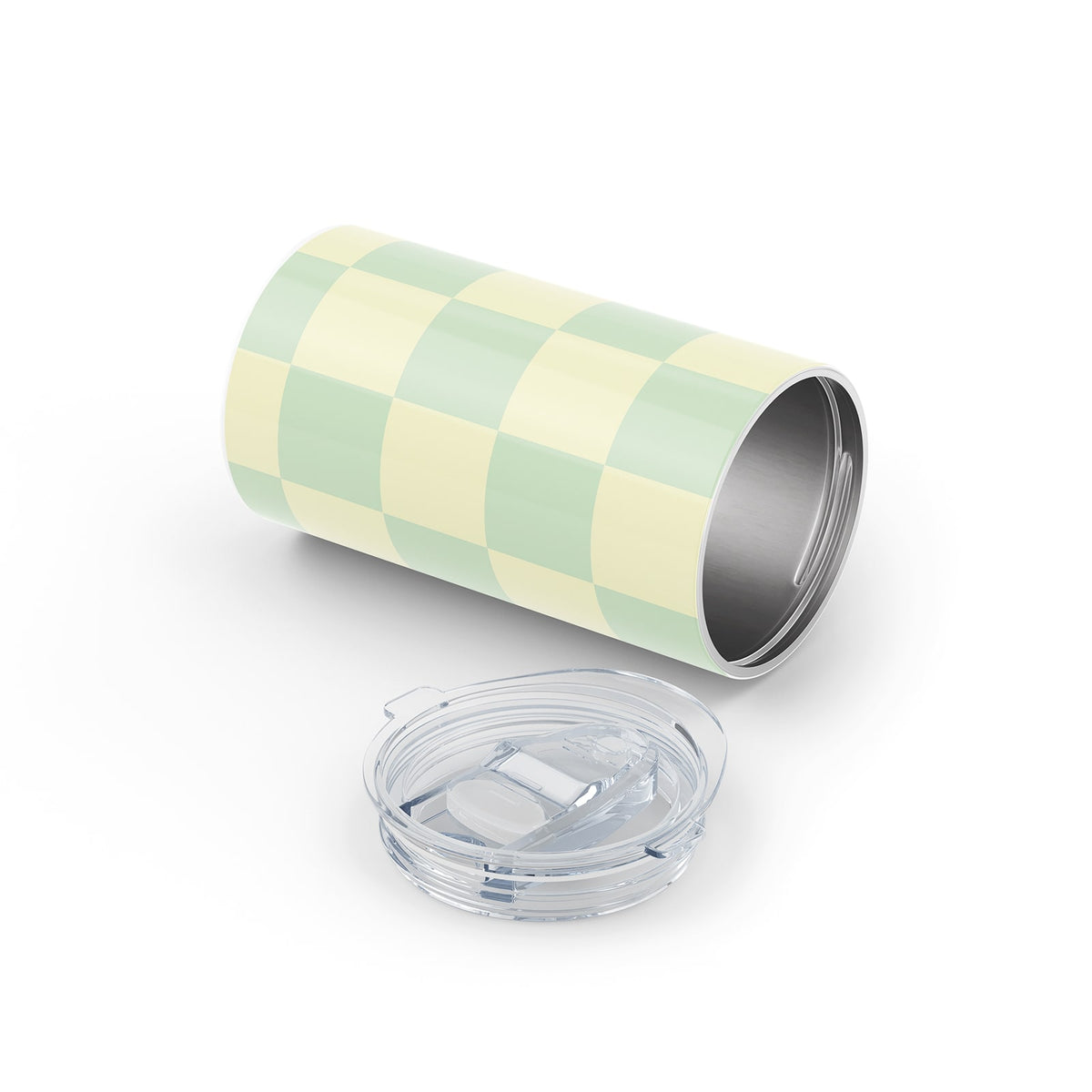 Green Checkered 340ml Reusable Cup By Hydronair 