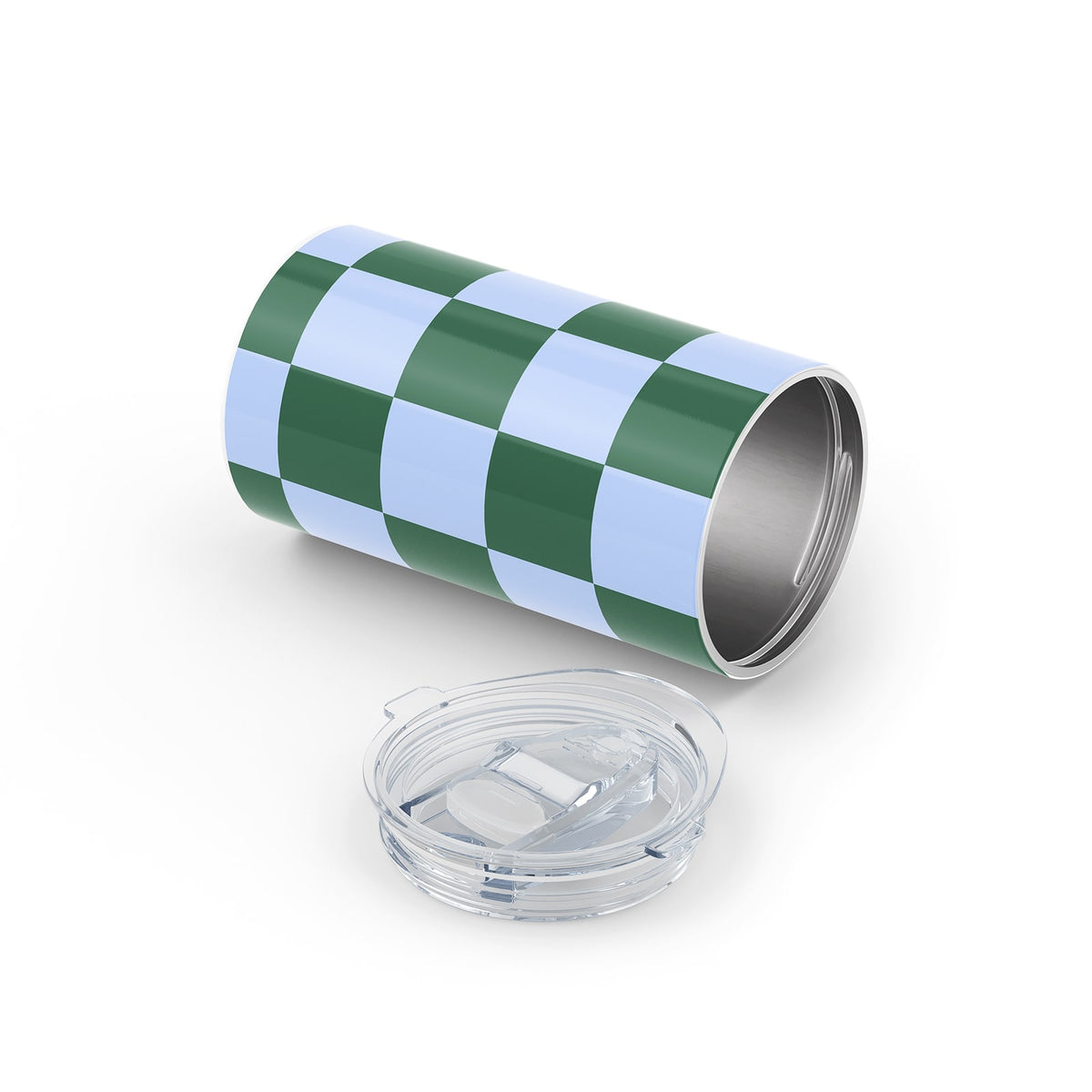 Green Checkered 340ml Reusable Cup By Hydronair 
