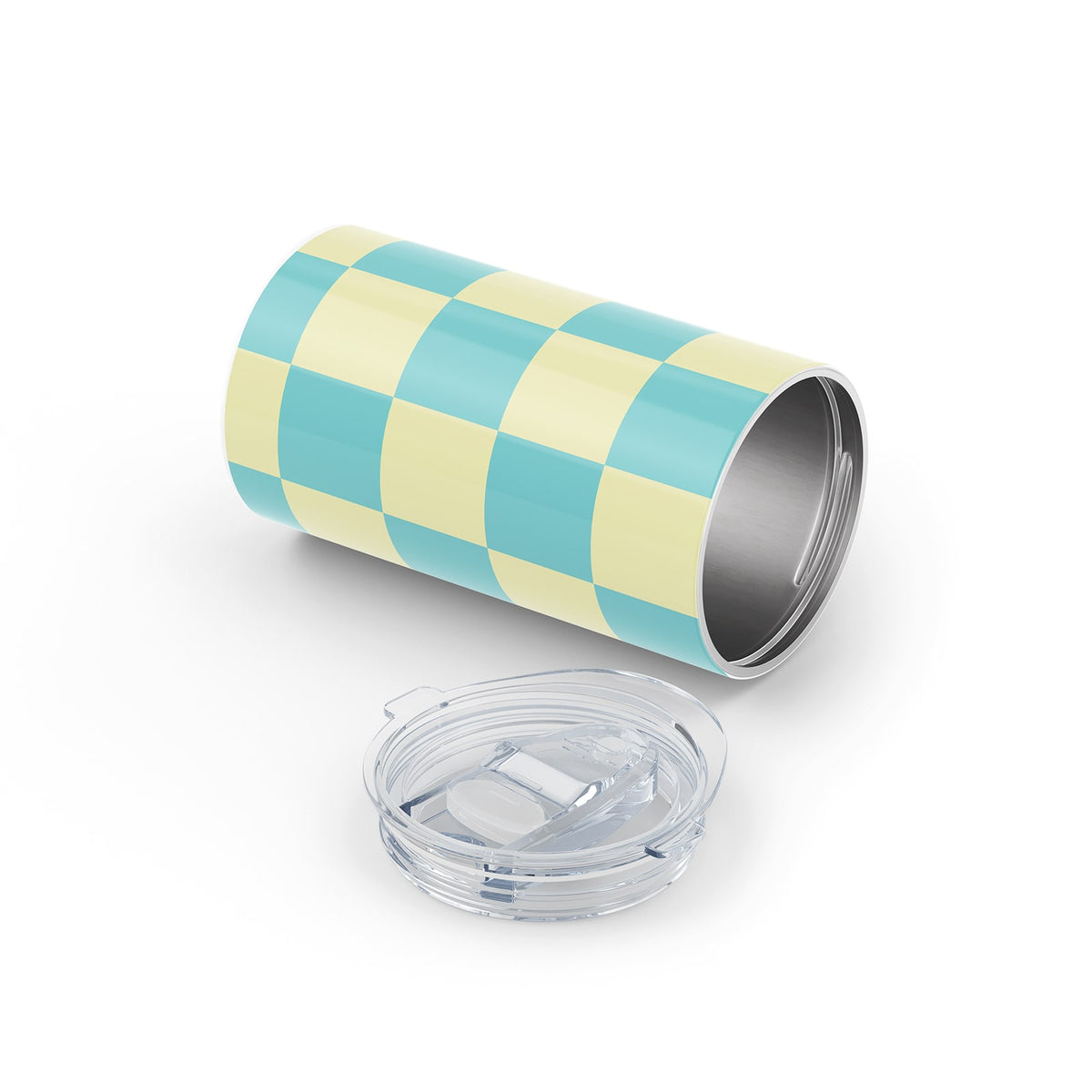 Green Checkered 340ml Reusable Cup By Hydronair 