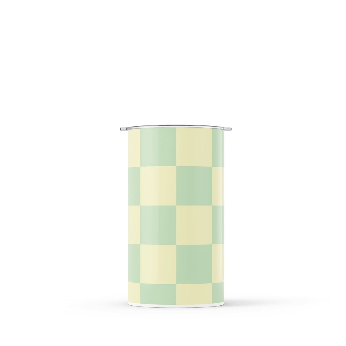 Green Checkered Double Walled 12oz Cup
