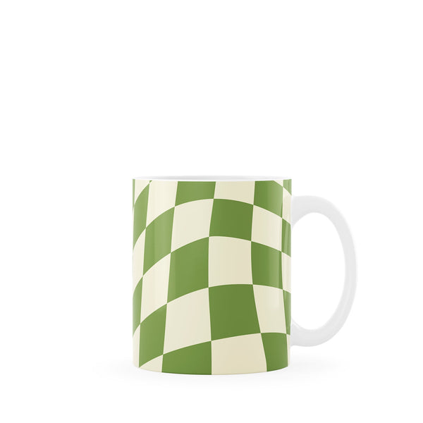 Green Checkered Mug