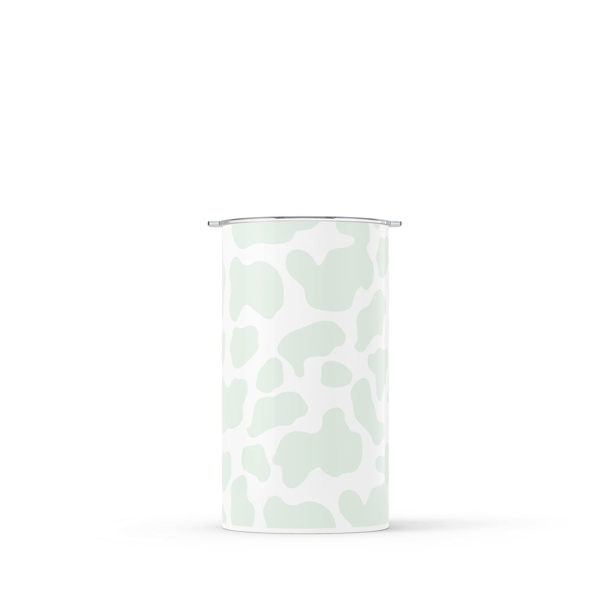 Green Cow Print Double Walled 12oz Cup