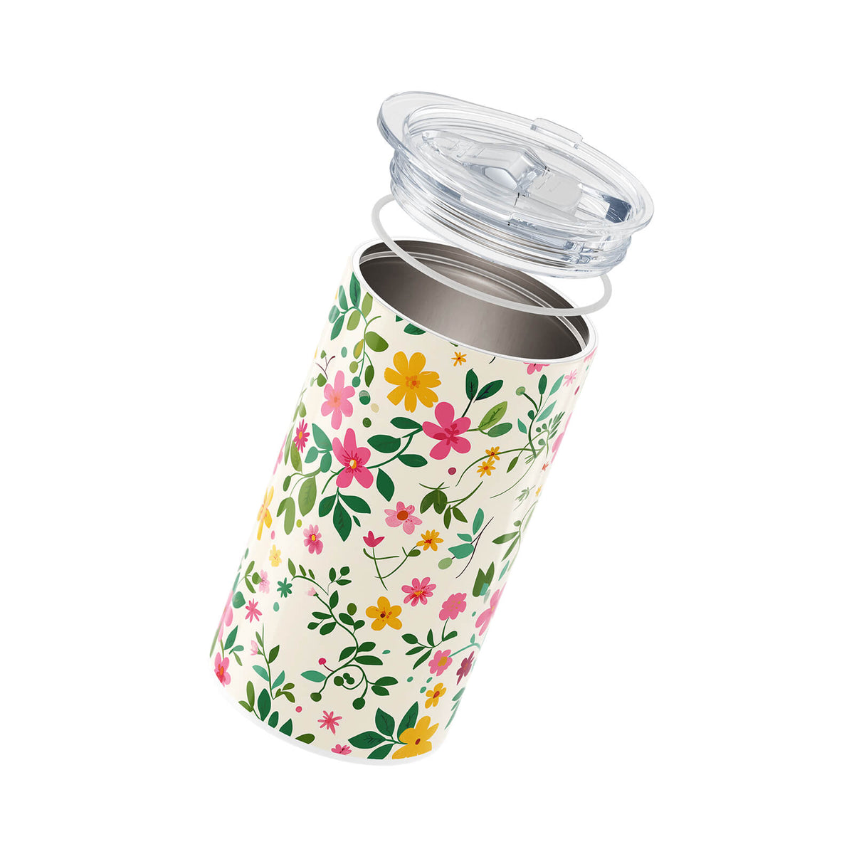 Green Floral 340ml Coffee Cup By Hydronair