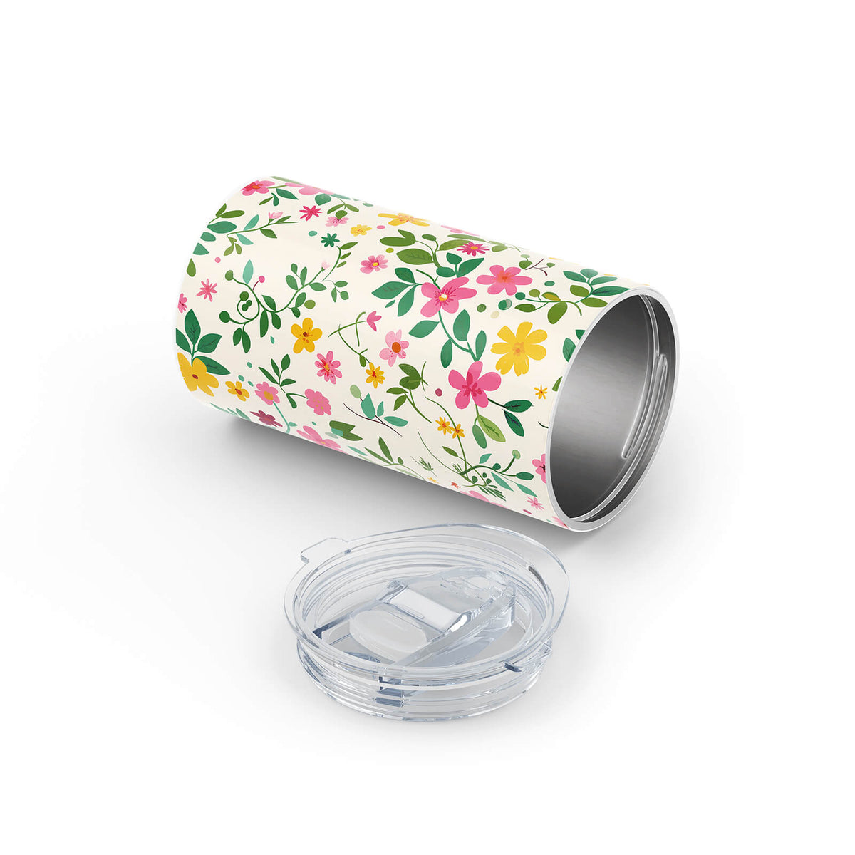 Green Floral 340ml Reusable Cup By Hydronair 