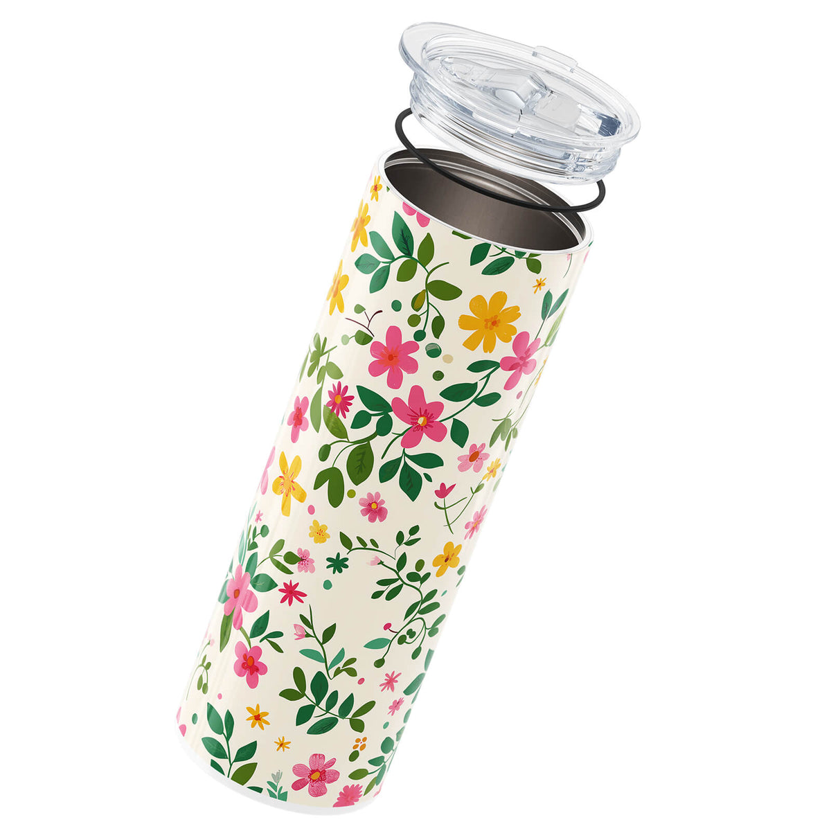 Green Floral 560ml Cup By Hydronair