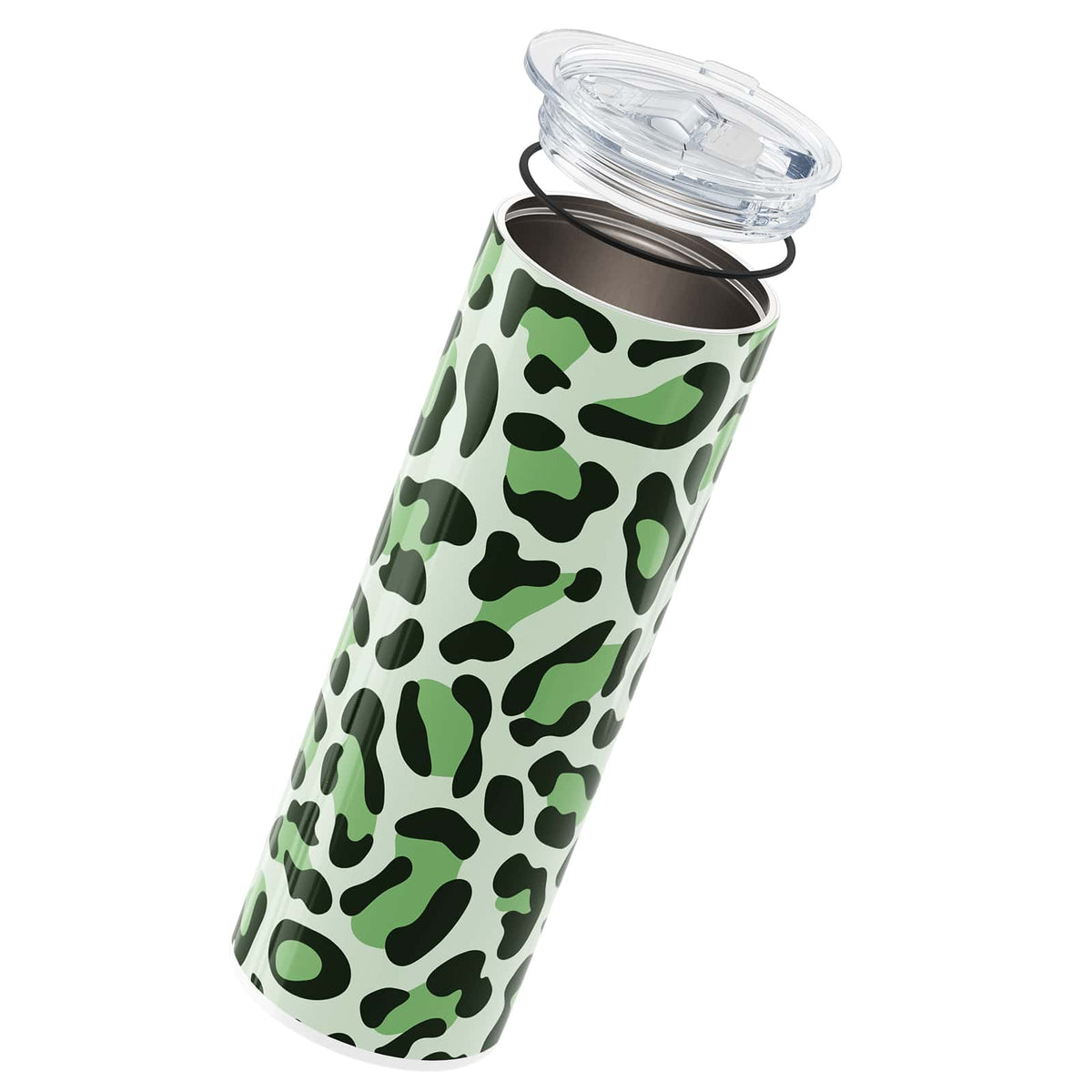 Green Leopard Print Insulated 20oz Cup
