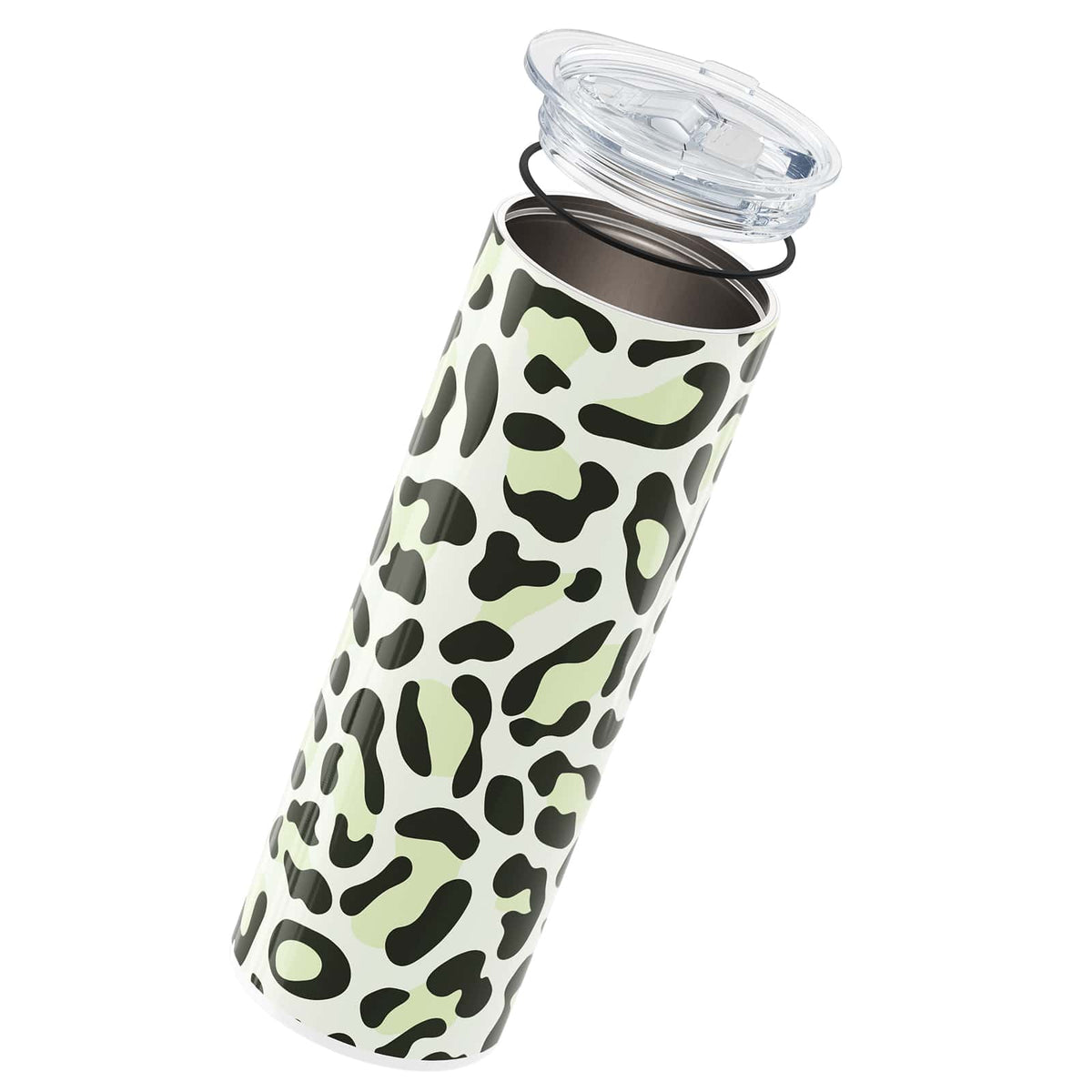 Green Leopard Print Insulated 20oz Cup