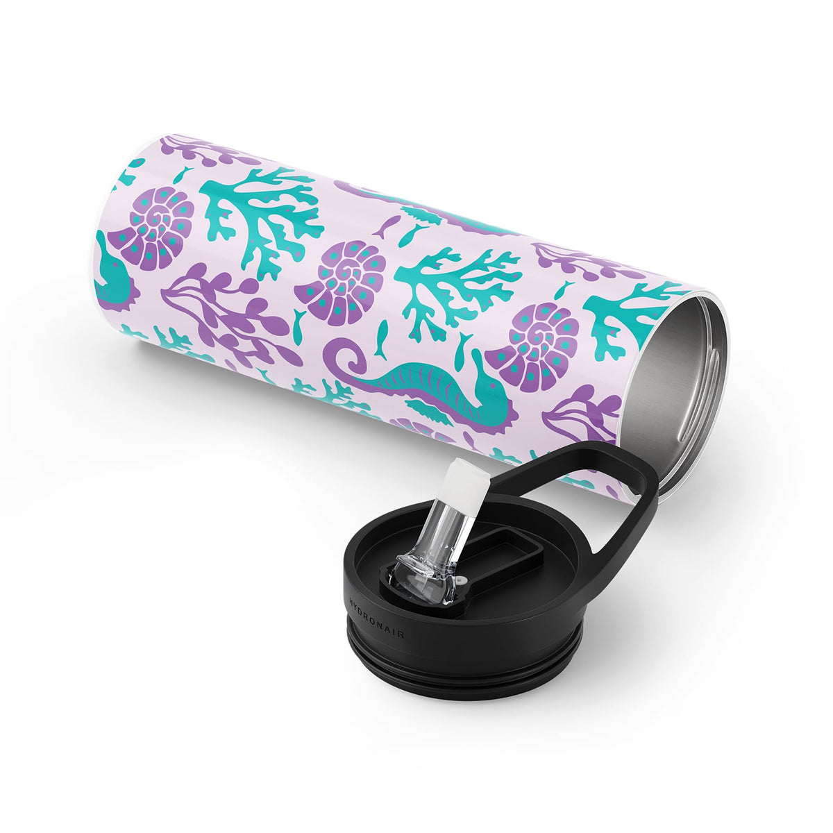 Green Nautical 560ml Reusable Bottle By Hydronair