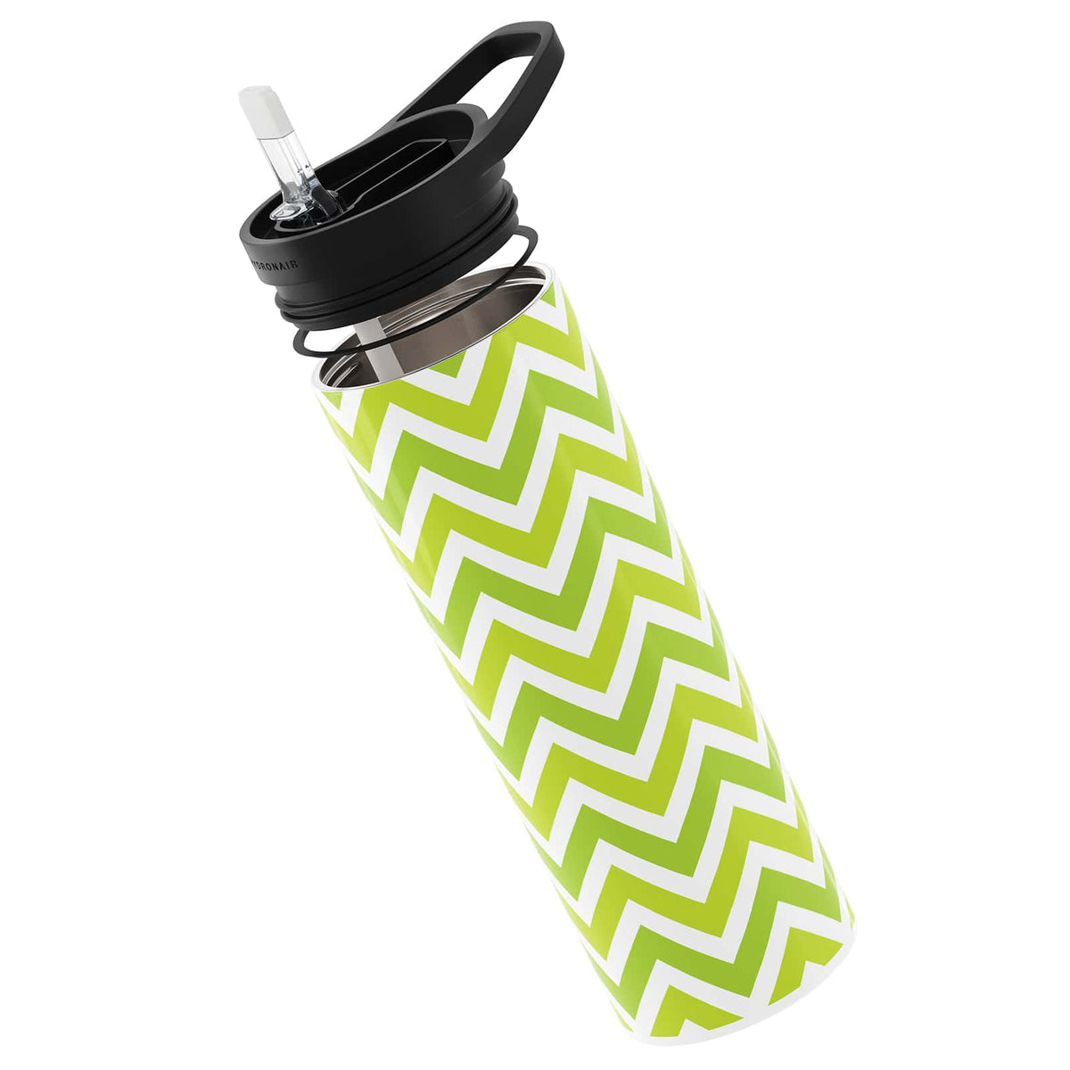 Green Patterned Double Walled 20oz Bottle