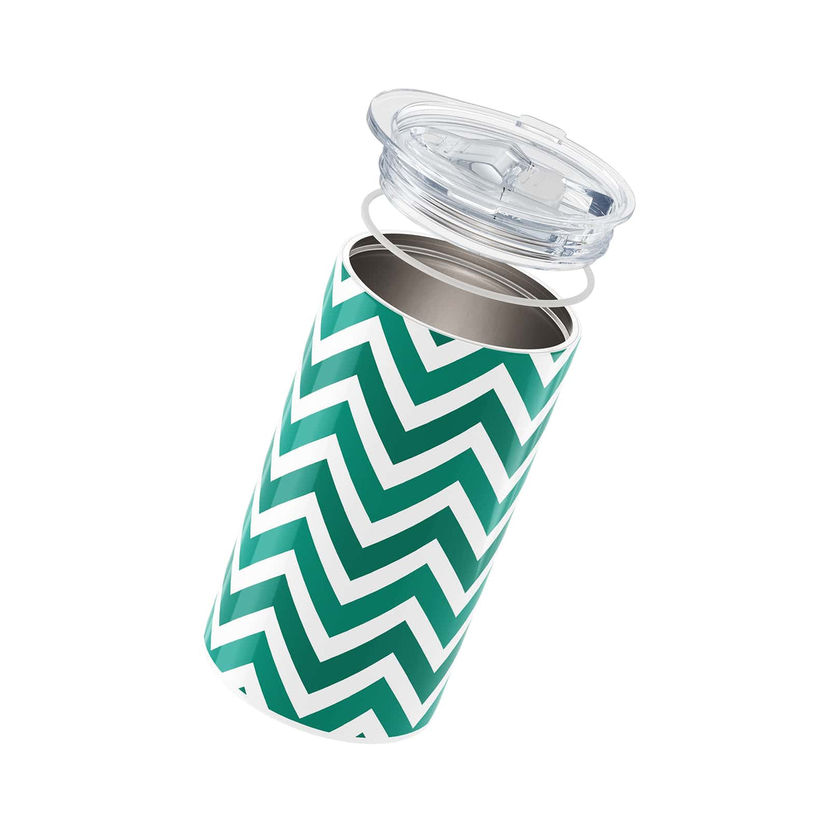 Green Patterned Insulated 12oz Cup