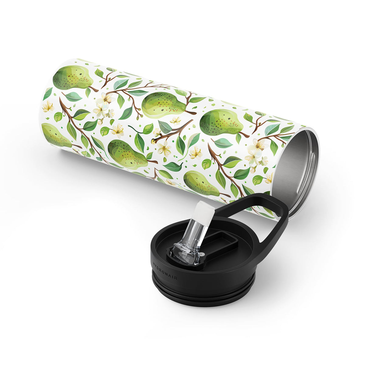 Green Pear Fruit Metal 20oz Tumbler