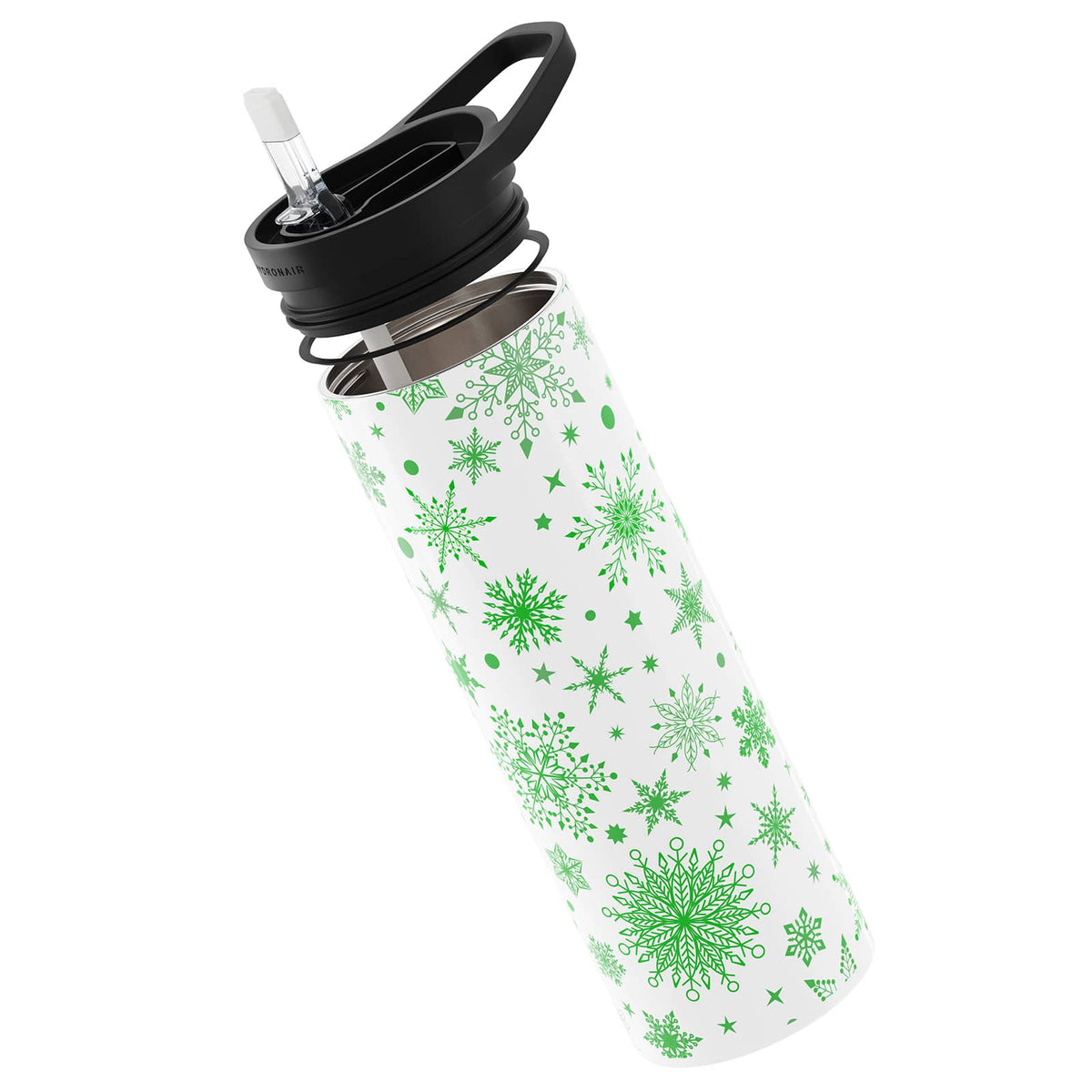Green Winter 560ml Reusable Bottle By Hydronair