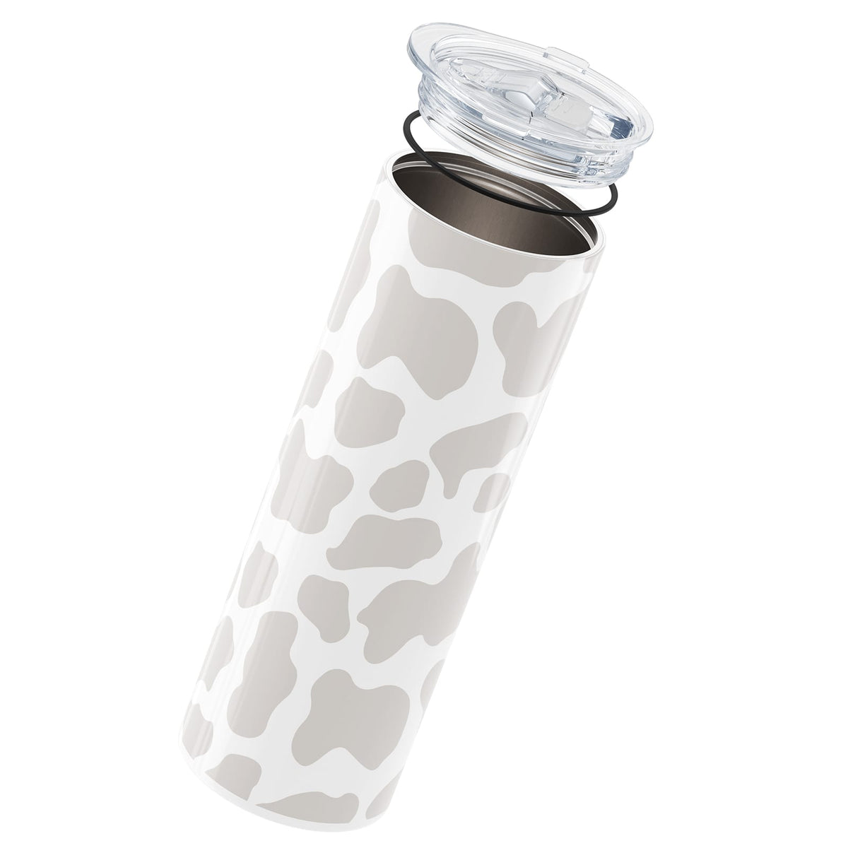 Grey Cow Print Insulated 20oz Cup